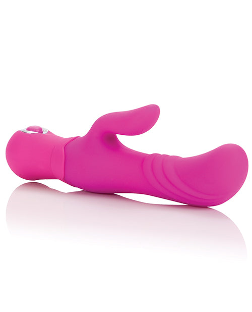 Posh Silicone Thumper G-Spot Vibrator with Dual Stimulator - Pink