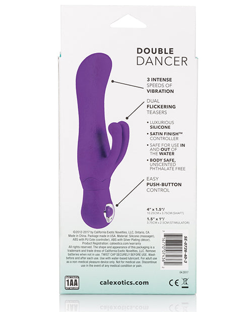 Posh Silicone Double Dancer Vibrator with Dual Clitoral Stimulators