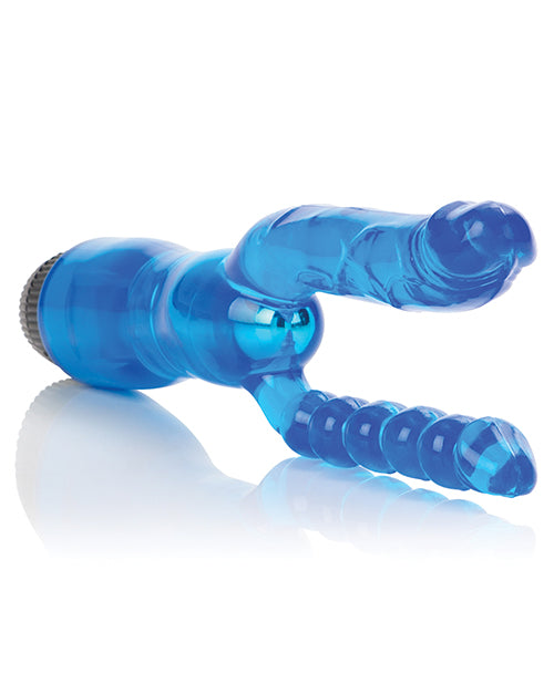 Crystalessence Dual Penetrator Vibrator with Beaded Anal Probe