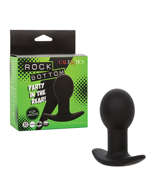 Rock Bottom Anal Probe Bulbous Silicone Design with 10 Vibration Modes for Enhanced Pleasure