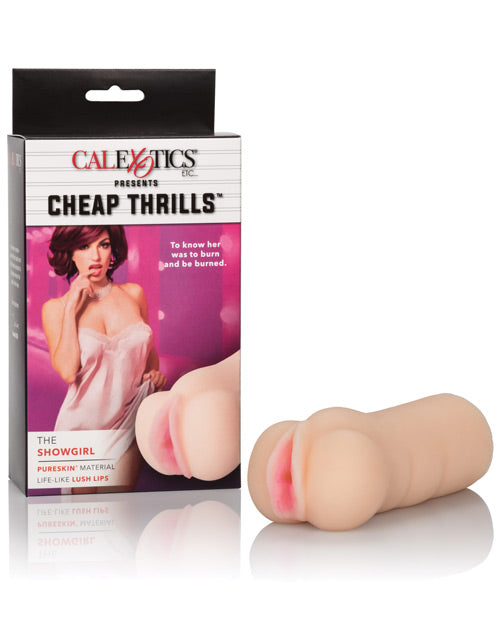 Cheap Thrills Masturbator Sleeve Realistic Pureskin TPE Textured Chamber for Solo Satisfaction