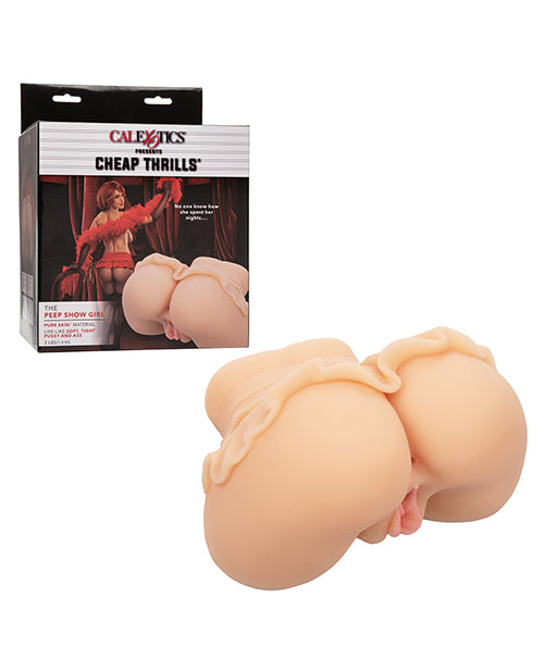 Cheap Thrills Masturbator Dual Entry Pure Skin Lifelike Material Weighted Design for Realistic Stimulation