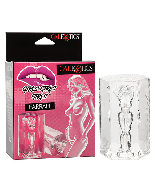 Girls Girls Girls Ass Masturbator Transparent TPE Closed-End Design for Realistic Suction and Visual Stimulation