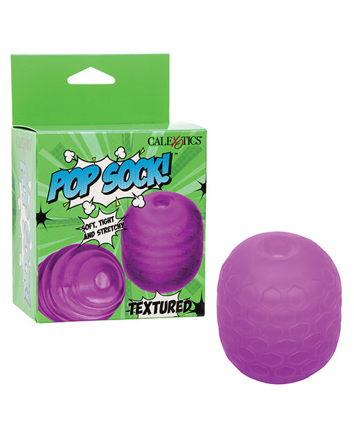 Pop Sock Masturbator Reversible Dual-Textured Soft Stretchy Stroker for Intense Solo Pleasure