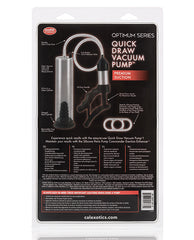 Quick Draw Vacuum Pump with Latex Sleeve and Silicone Commander