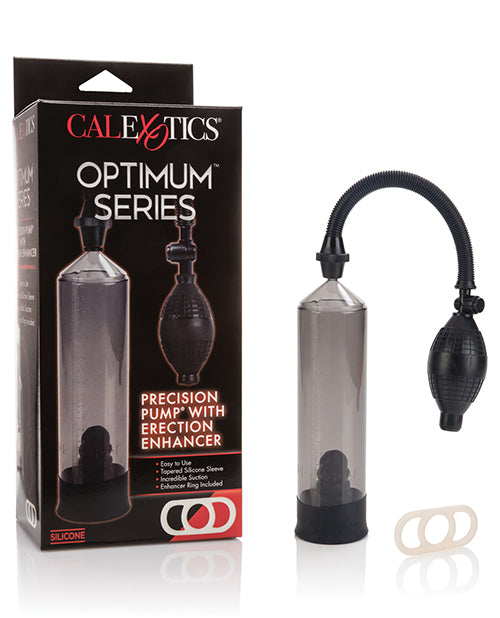 Optimum Series Penis Enhancement Pump with Erection Enhancer and Clear Cylinder for Firmness and Size Improvement