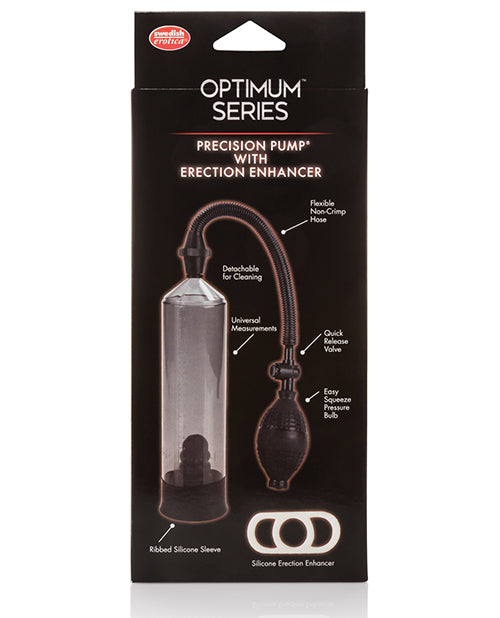 Precision Penis Pump with Erection Enhancer for Size and Stamina
