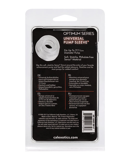Universal Pump Sleeve – Clear TPR Penis Pump Accessory for Comfort