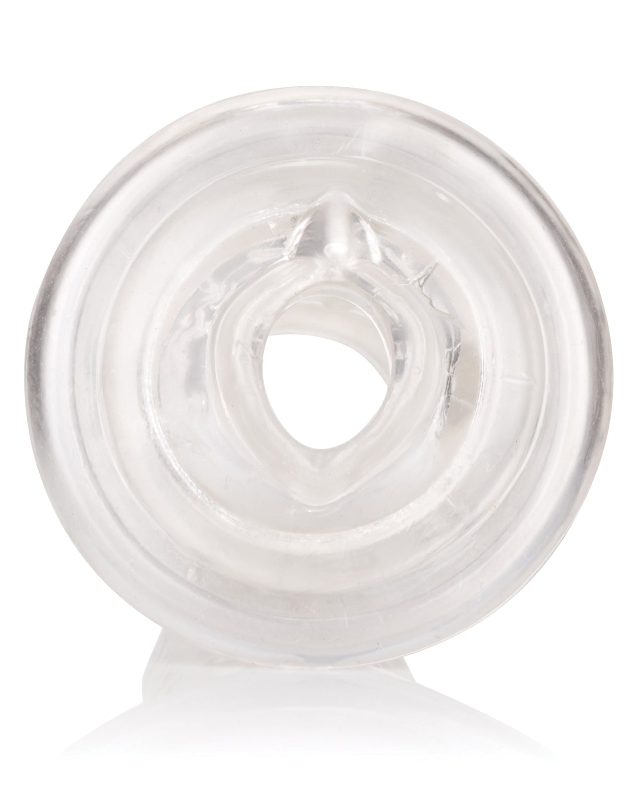 Optimum Series Stroker Pump Sleeve Clear Mouth-Shaped Penis Enhancement