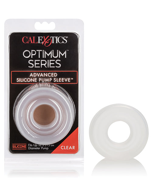 Optimum Series Penis Enhancement Silicone Pump Sleeve Flexible Universal Fit for Comfortable Pumping