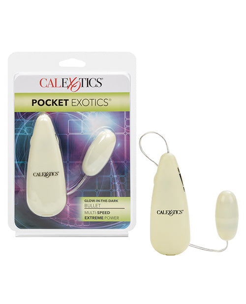 Pocket Exotics Stimulator Glow-in-the-dark bullet multi-speed vibration for discreet intimate pleasure
