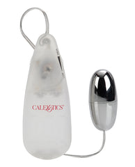 Pocket Exotics Silver Vibrating Bullet Stimulator with Multi-Speed Control