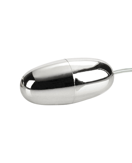 Pocket Exotics Silver Vibrating Bullet Stimulator with Multi-Speed Control