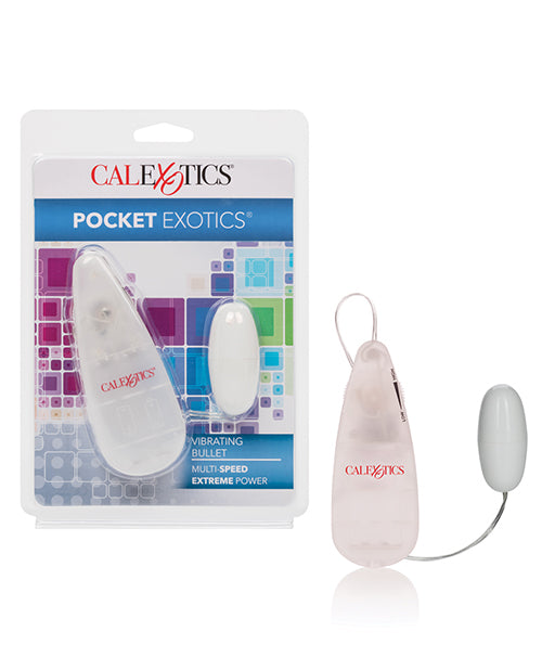 Pocket Exotics Bullet Stimulator with Smooth ABS Finish and Multi-Speed Control for Targeted Pleasure