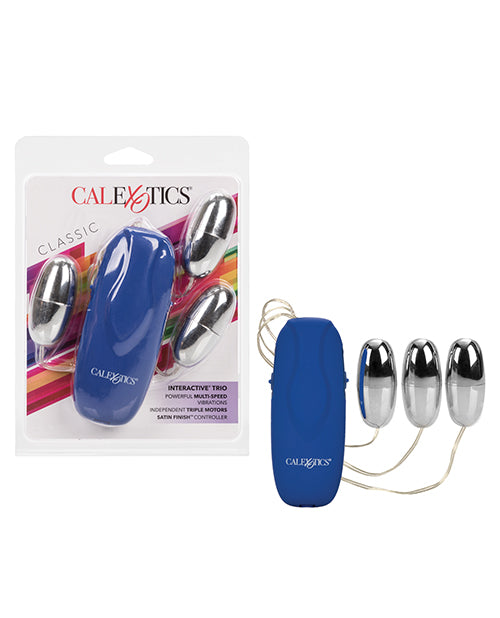California Exotic Bullets Stimulators Triple Vibrating Bullets with Remote Control for Versatile Erotic Stimulation