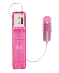 Turbo 8 Accelerator Single Bullet Pink Stimulator with Removable Sleeve
