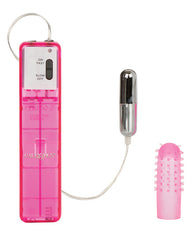 Turbo 8 Accelerator Single Bullet Pink Stimulator with Removable Sleeve