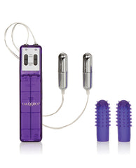 Pocket Exotics Purple Turbo 8 Accelerator Double Bullets Stimulator