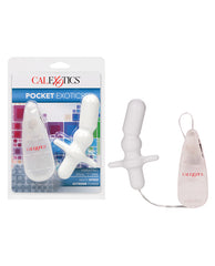 Pocket Exotics Anal Products Vibrating Anal T Vibe with Multi-Speed Controller for Targeted Stimulation