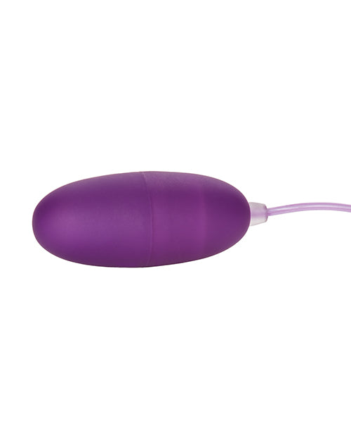 Waterproof Bullet Vibrator with Satin Finish Stimulator - Purple