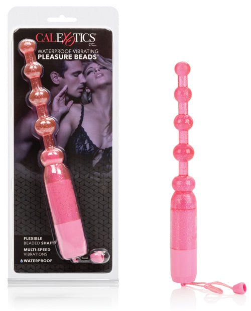 Pleasure Beads Stimulator Waterproof Multi-Speed Jelly Beads with Glitter Finish for Sensual Internal and External Stimulation
