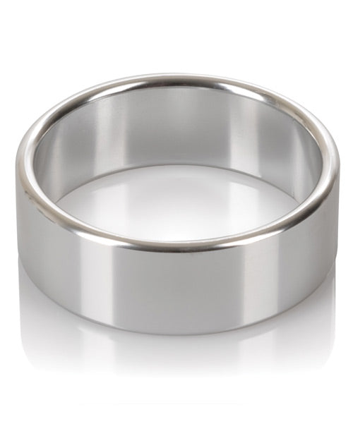 XL Alloy Metallic Ring with Seamless Wide Band