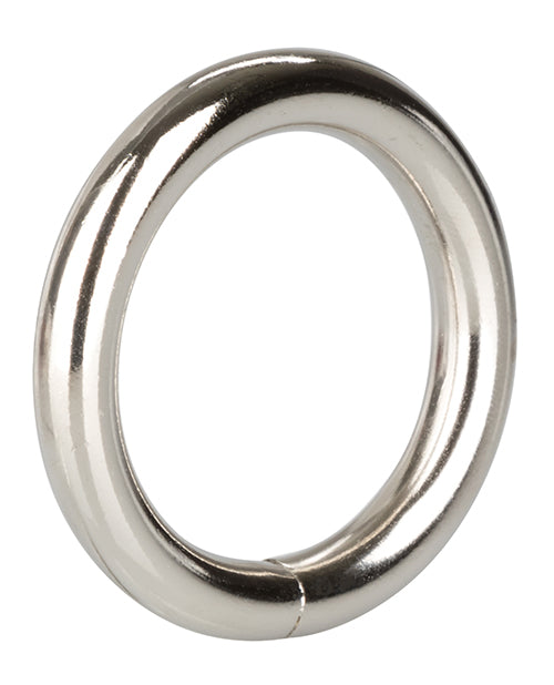 Silver Steel Penis Enhancement Ring for Extended Stamina