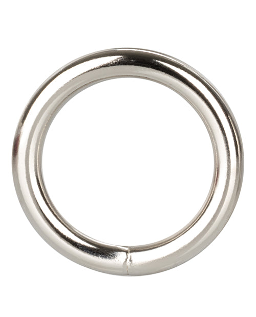 Silver Steel Penis Enhancement Ring for Extended Stamina