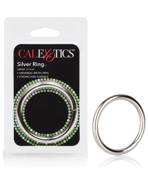 Rings! Penis Enhancement Solid Steel Silver Metal Ring with Smooth Finish for Erection Support and Stamina