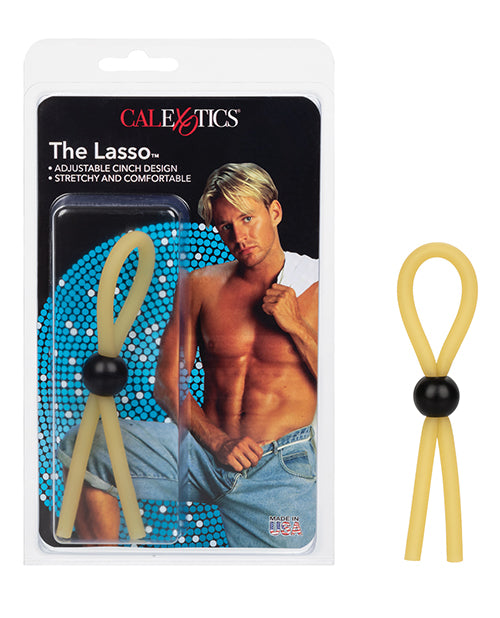 Rings! Penis Enhancement Adjustable Latex Erection Keeper with Toggle Bead for Comfortable Support