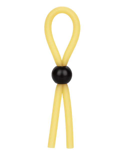 Ivory Adjustable Latex Erection Keeper Lasso – Penis Enhancement Ring