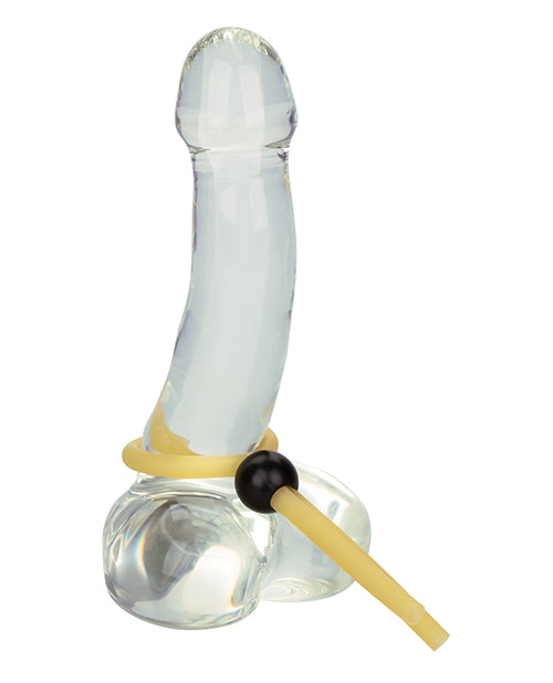 Ivory Adjustable Latex Erection Keeper Lasso – Penis Enhancement Ring
