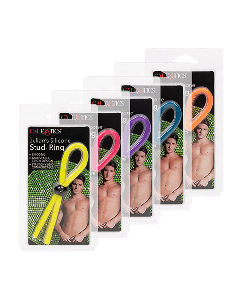 Julian's Silicone Stud Ring – Adjustable Silicone Enhancer in Assorted Colors