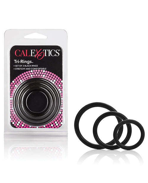 Rings! Penis Enhancement Set Flexible Rubber Adjustable Sizes for Performance and Stamina
