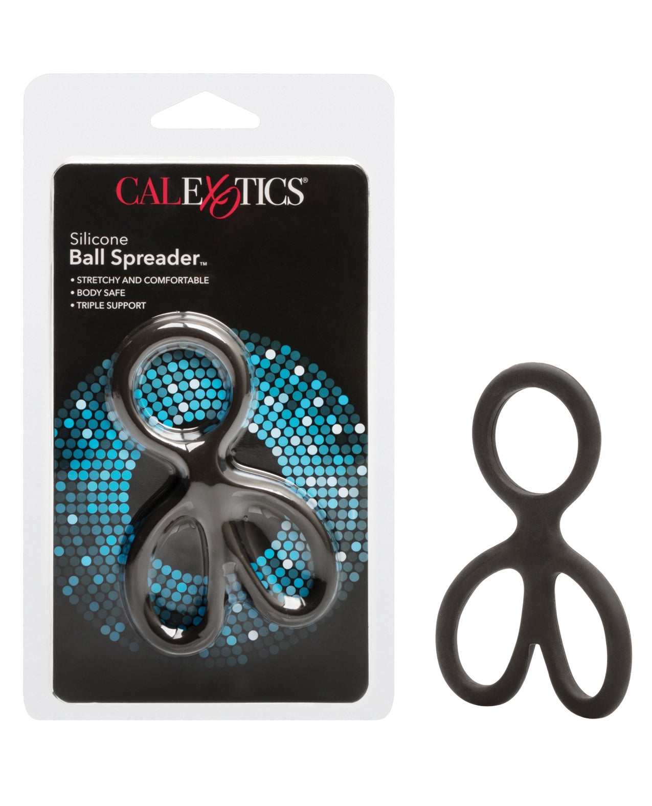 Rings! Penis Enhancement Silicone Ball Spreader Triple Support Stretchy Design for Stamina and Erection Support