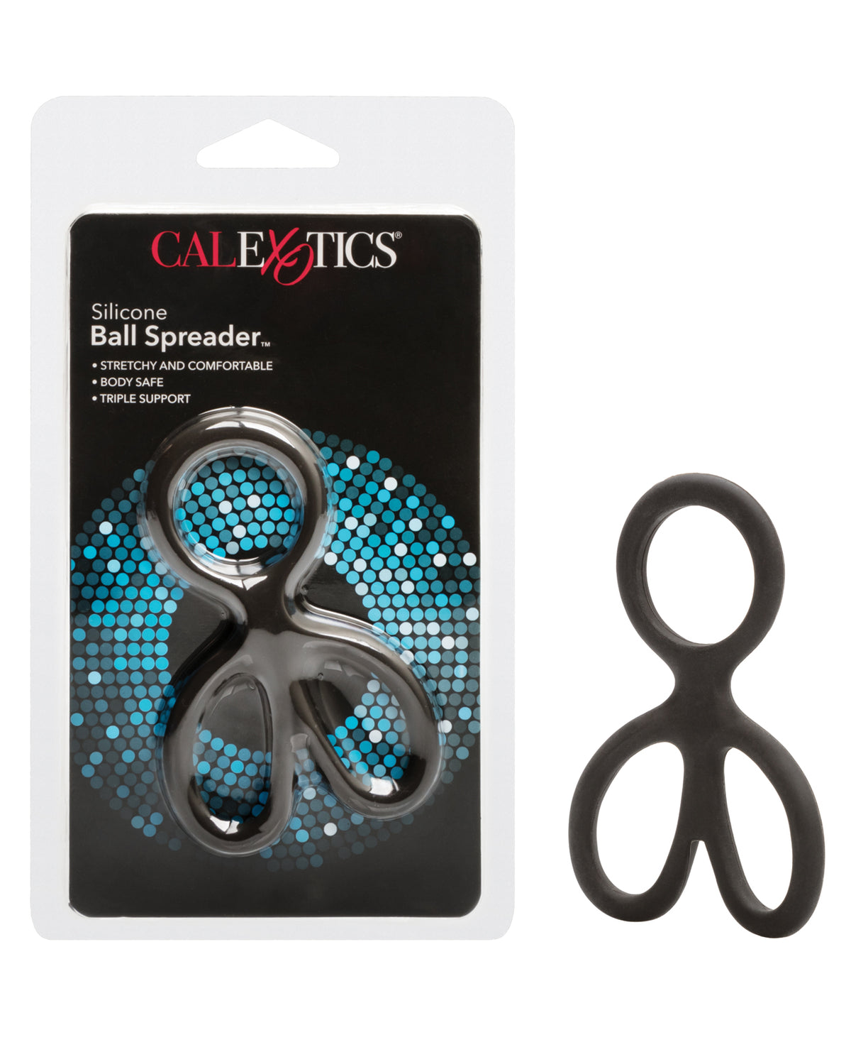 Rings! Penis Enhancement Silicone Ball Spreader Triple Support Stretchy Design for Stamina and Erection Support