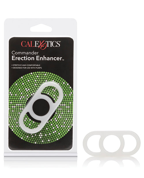 Rings! Penis Enhancement White Silicone Erection Enhancer Ring with Dual Handles for Lasting Support