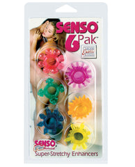 Senso 6 Pack Rings - Assorted Colors