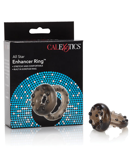 Rings! Penis Enhancement All Star Enhancer Ring with Textured Pleasure Nubs for Stamina and Erection Support
