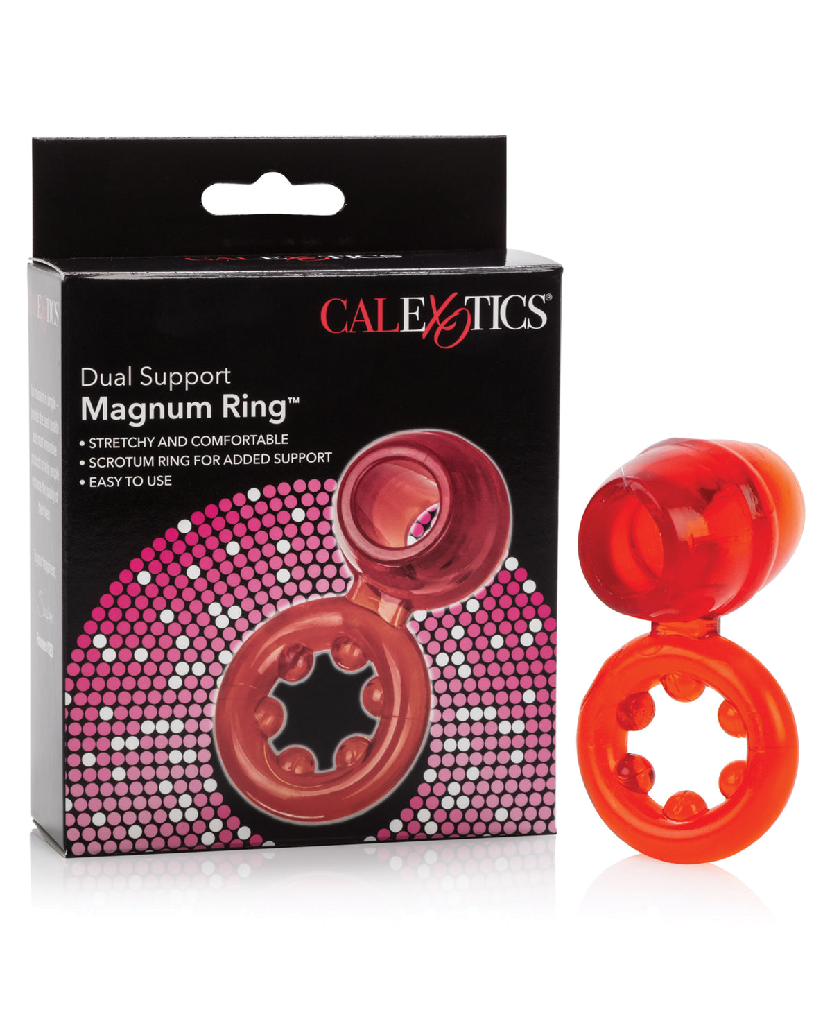 Dual Support Magnum Ring - Red