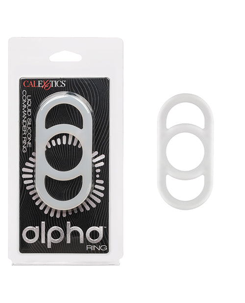 Alpha Liquid Silicone Penis Enhancement Ring Stretchable Waterproof Design for Increased Endurance