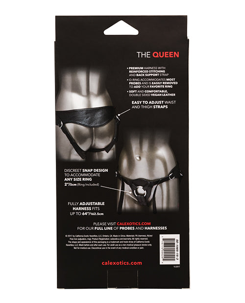 Her Royal Harness The Queen Black Adjustable Strap-On Harness
