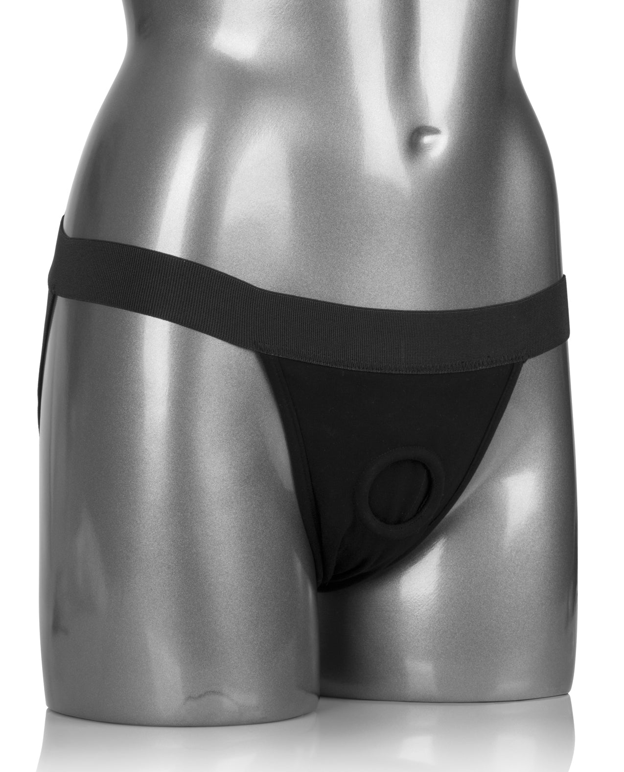 Packer Gear Black Jock Strap Harness with Reinforced O-Ring and Bullet Pocket 2XL/3XL