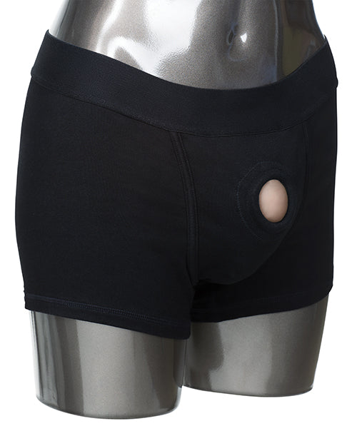 Packer Gear Black Boxer Harness with Internal Pocket and O-Ring