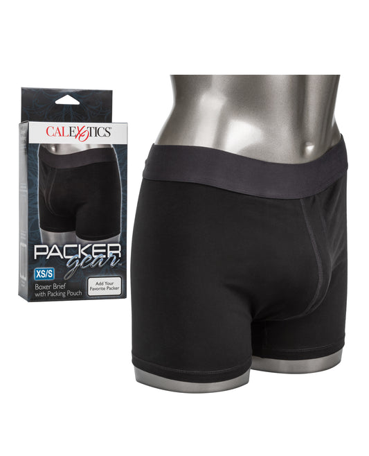 Packer Gear Boxer Brief with Packing Pouch soft stretch fabric secure discreet transgender underwear for gender affirming comfort