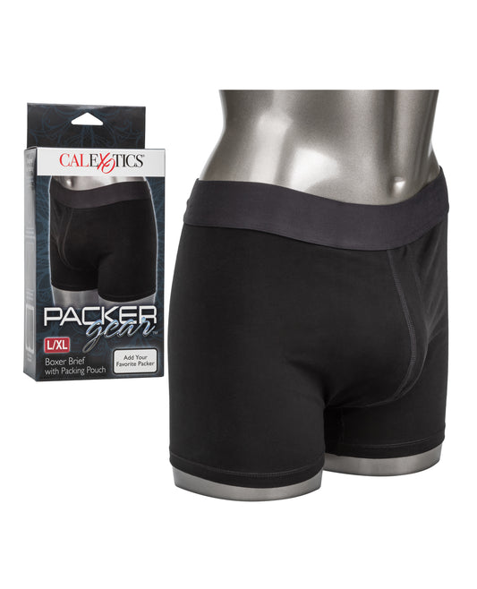 Packer Gear Boxer Brief Transgender Underwear Secure Packing Pouch Stretchy Comfort for Gender Affirming Support