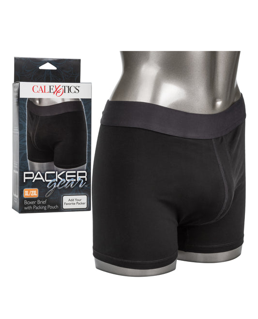 Packer Gear Boxer Brief Transgender Underwear Soft Packing Pouch for Discreet Everyday Comfort