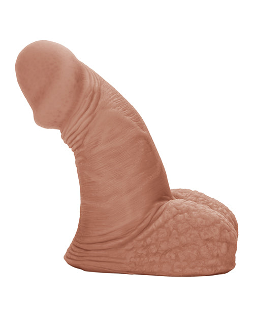 Packer Gear 4" Packing Penis in Brown with Realistic Detailing