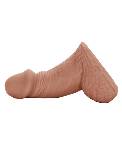 Packer Gear 4" Packing Penis in Brown with Realistic Detailing