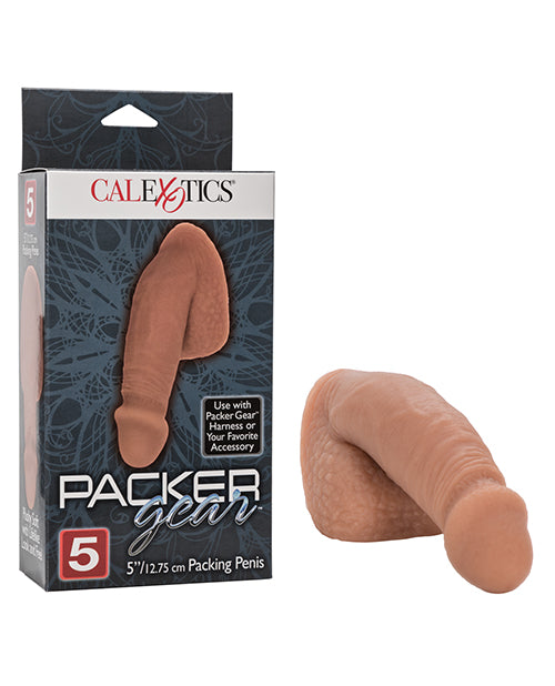 Packer Gear Packing Penis Realistic Pure Skin Brown Soft for Gender Affirmation and Daily Packing